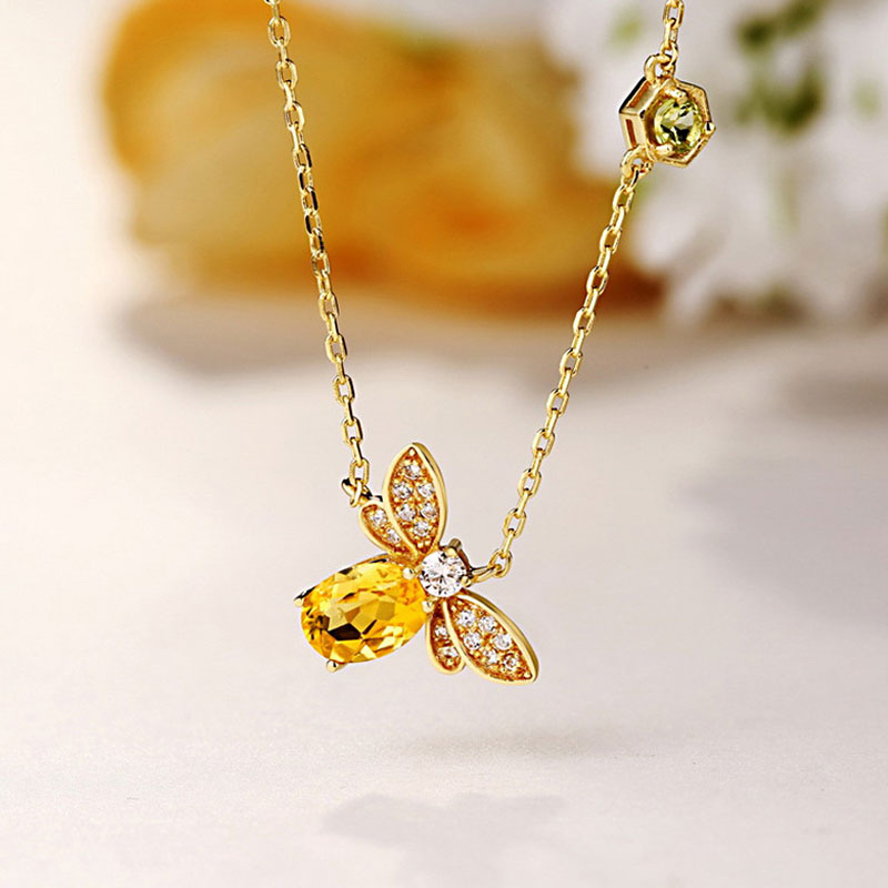 professional bumble bee necklace manufacturer for evening party-1