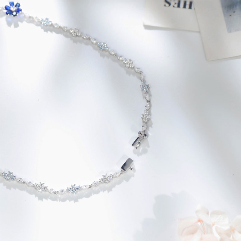 Joacii luxury wholesale silver necklaces with good price for lady-2