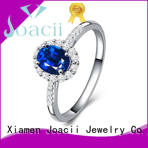 Joacii beautiful 3 stone engagement ring discount for female