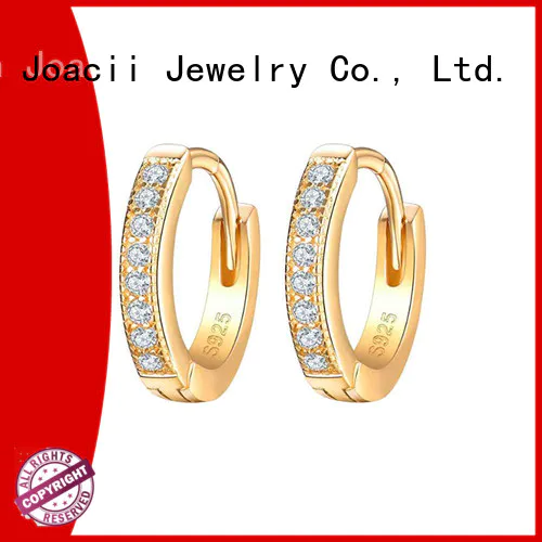 Joacii white gold hoop earrings on sale for women