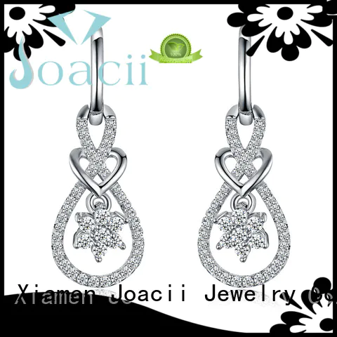 Joacii white gold hoop earrings on sale for gifts