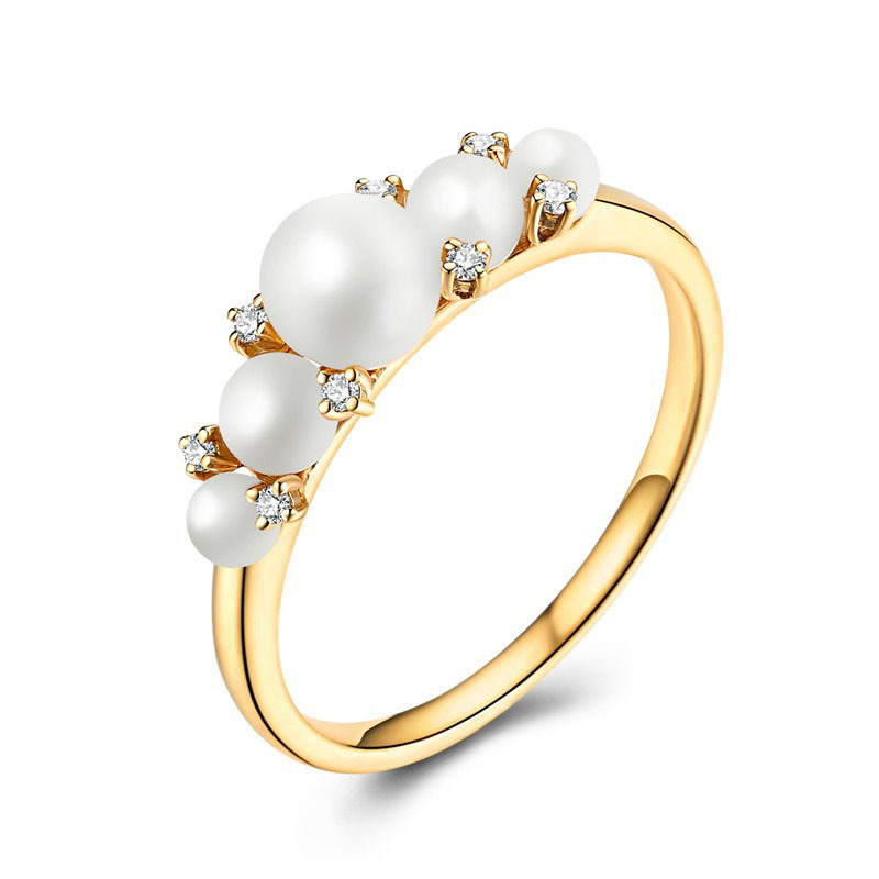 Joacii pearl engagement rings promotion for women-1