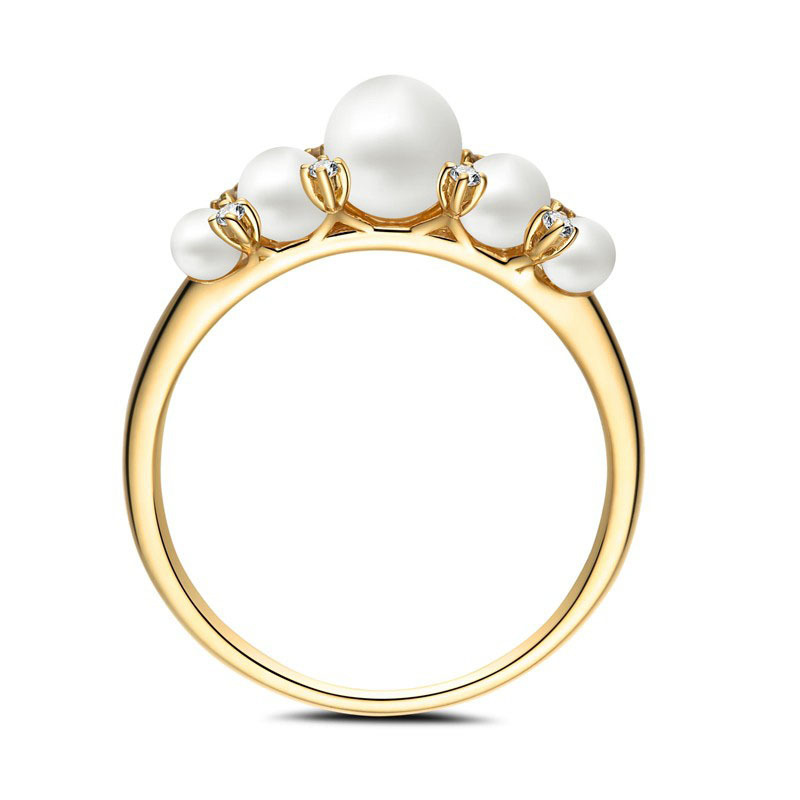Joacii popular pearl engagement rings promotion for gifts-2
