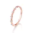 Women Anniversary rings in 14K Rose Gold Pave Set with Diamonds Wholesale Gold Jewelry