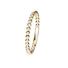 Ladies Ring in 18K Solid Yellow Gold Beaded Ring Producer for Women