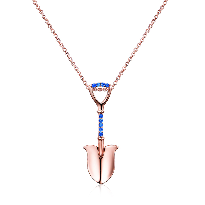 Joacii pretty sapphire necklace promotion for female-2