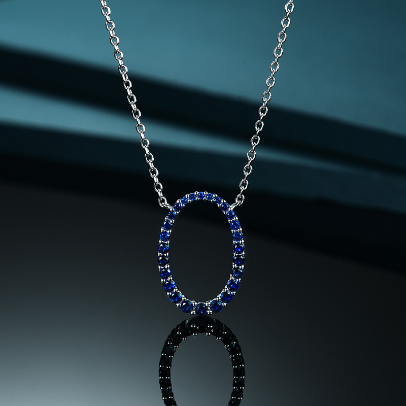 Joacii sapphire necklace with good price for girl-2