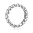 Diamond Eternity Ring in 18K White Gold Wedding Bands for Women