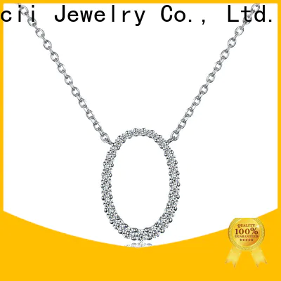 beautiful white gold diamond necklace factory for women