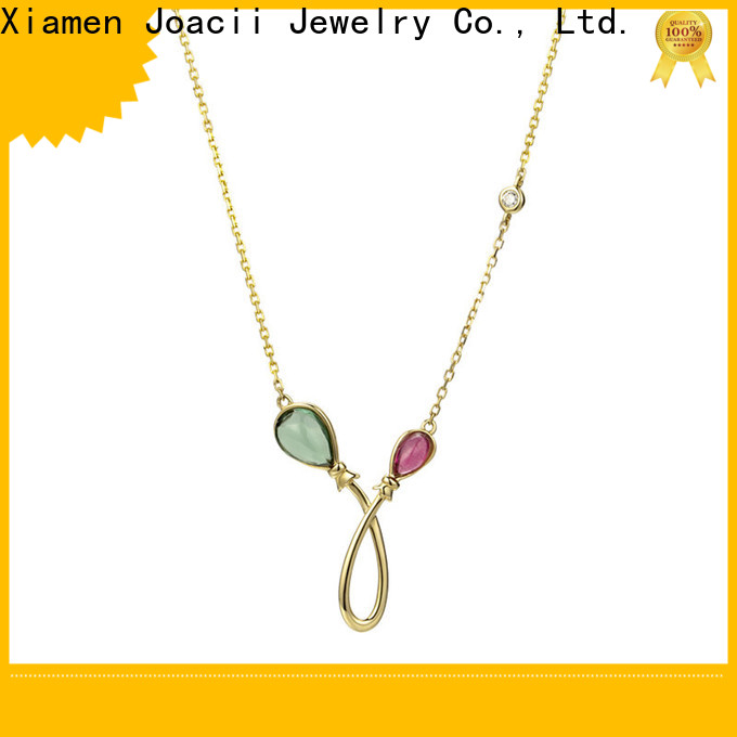 Joacii sapphire necklace promotion for girl