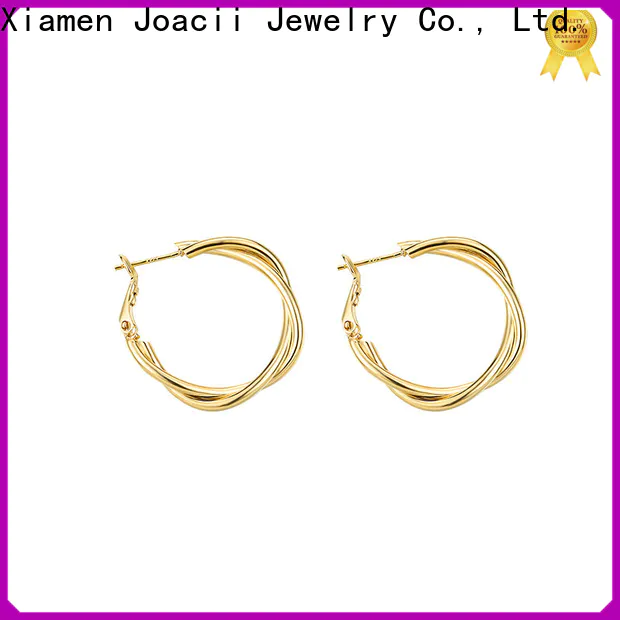 Joacii silver star earrings supplier for wedding