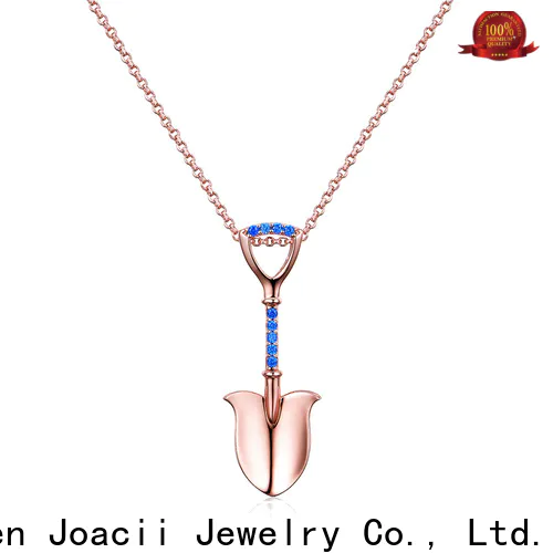 Joacii white gold diamond necklace promotion for girl