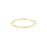 14K Solid Gold Beaded Ring for Women