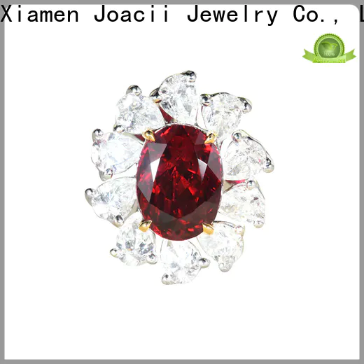 Joacii long lasting gemstone engagement rings discount for female