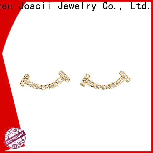 Joacii white gold hoop earrings for women