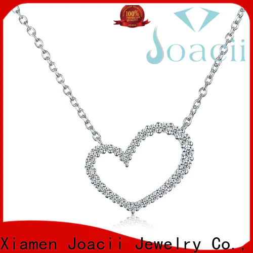 beautiful white gold diamond necklace with good price for women