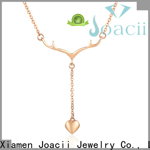 Joacii natural custom made gold jewelry directly sale for girlfriend