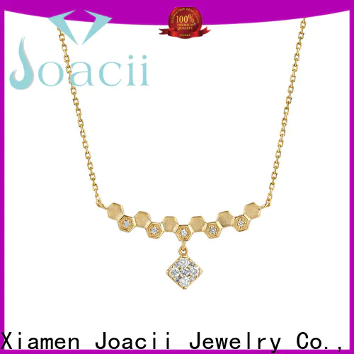 Joacii elegant custom silver necklace factory for women