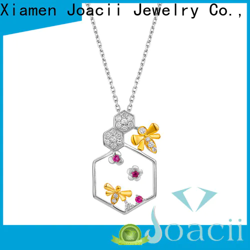 Joacii elegant sapphire necklace design for lady