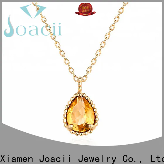 Joacii custom silver necklace with good price for women