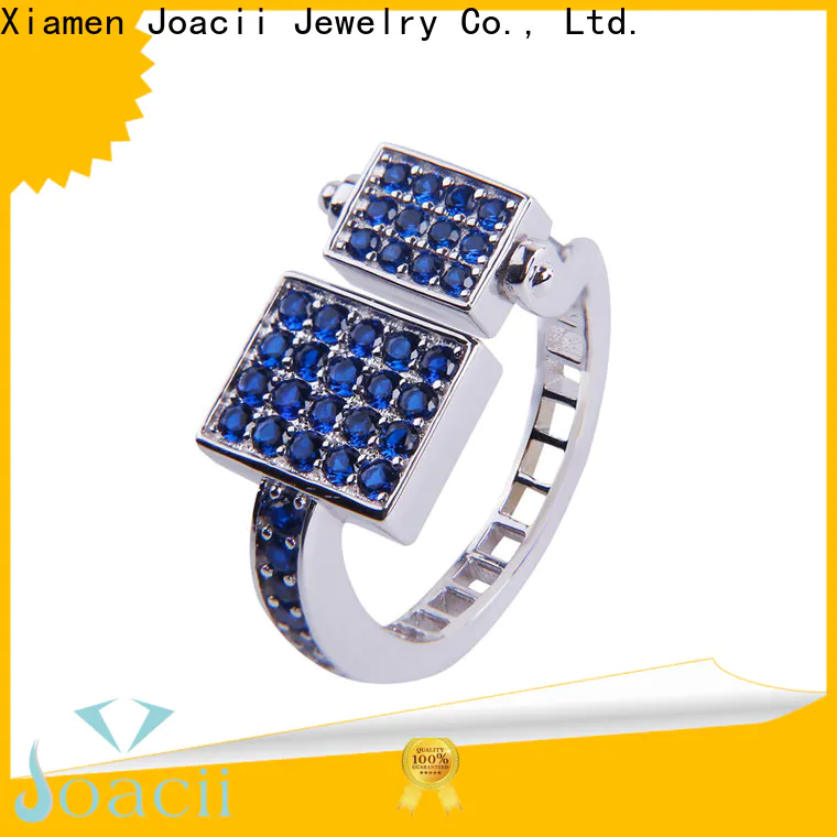 Joacii hot selling cubic zirconia rings manufacturer for girlfriend