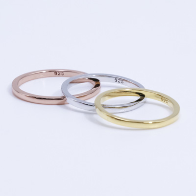 thin silver band ring manufacturer