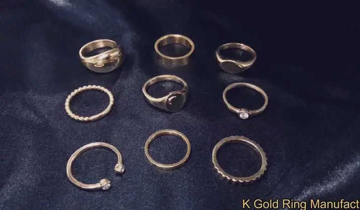 2020 Popular 14/18k Sold Gold Ring