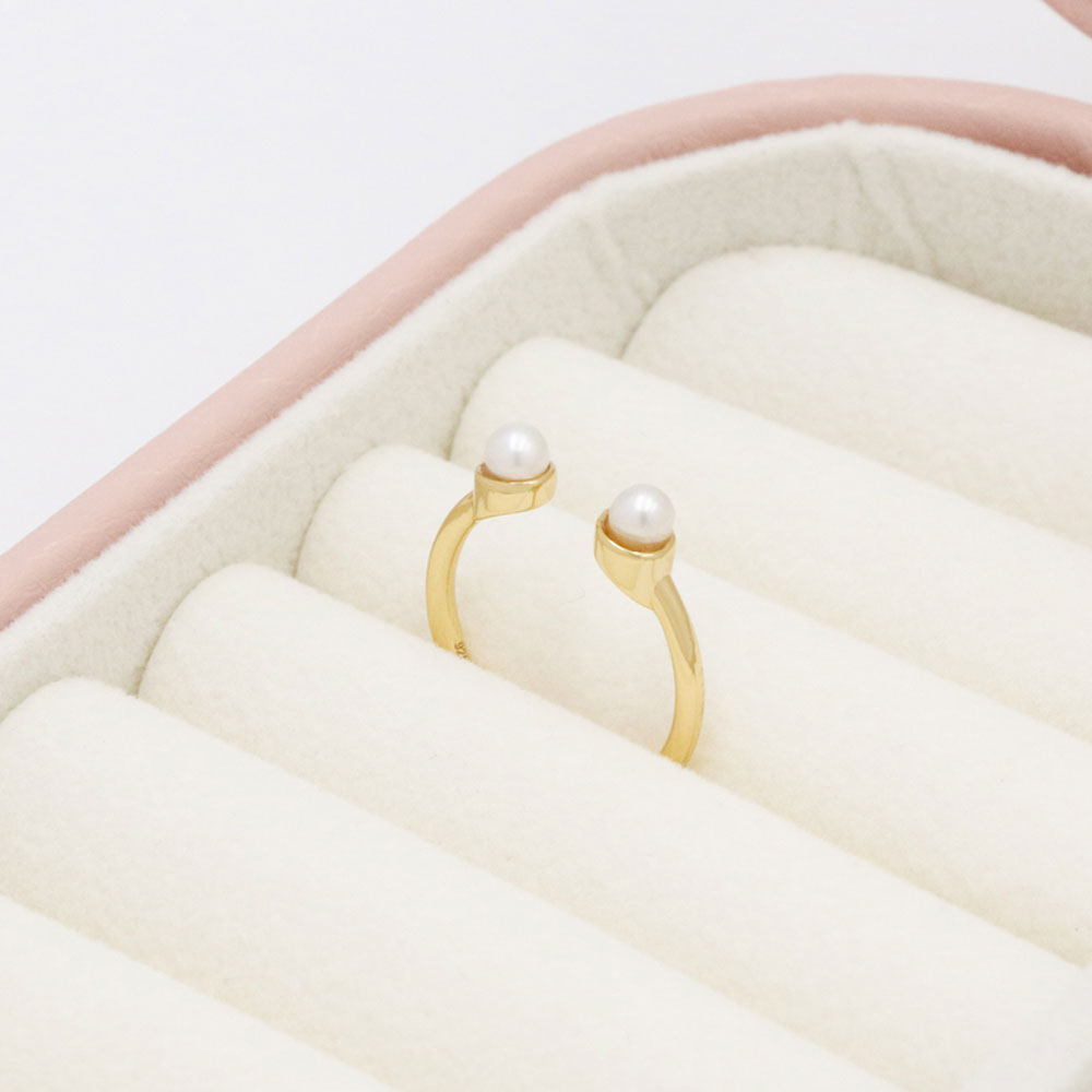 elegant pearl engagement rings supplier for wife-1