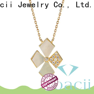 Joacii luxury wholesale silver necklaces promotion for women