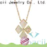 Joacii luxury wholesale silver necklaces promotion for women