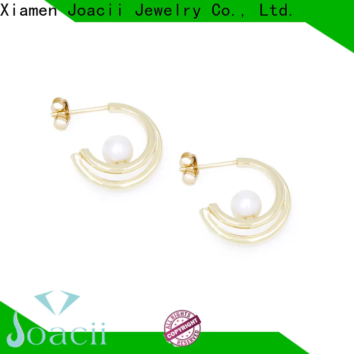 elegant pearl ring gold supplier for women