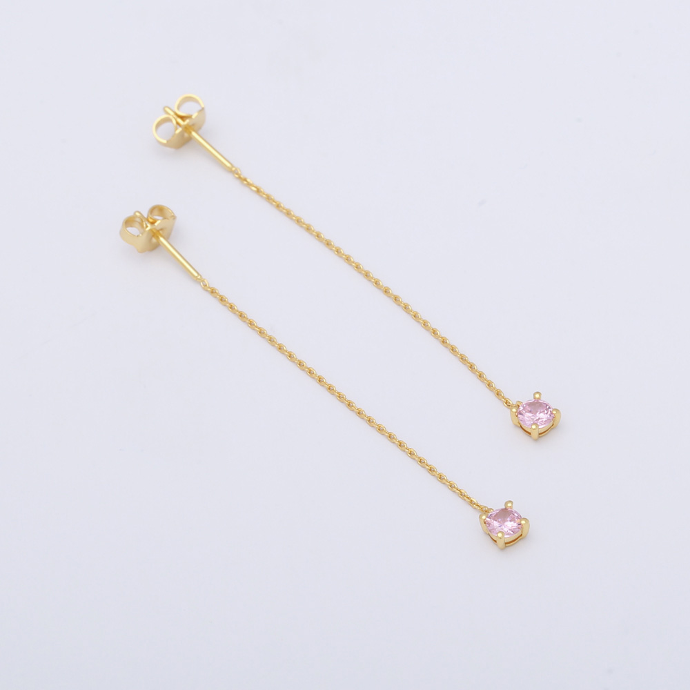 Joacii white gold hoop earrings for women-2