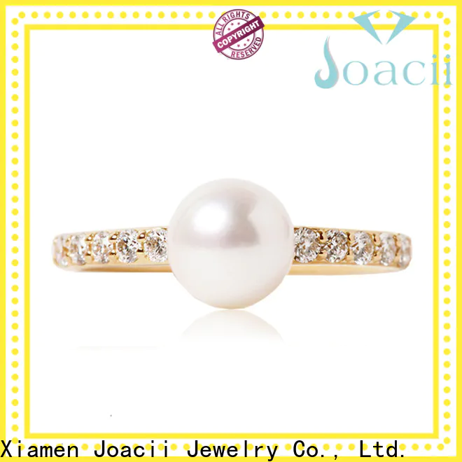 Joacii pearl ring gold on sale for gifts