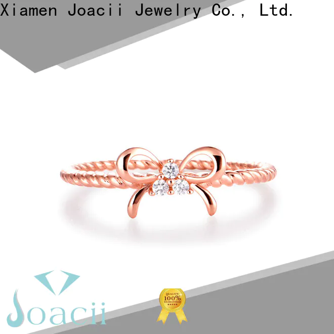 Joacii beautiful custom silver rings design for wedding