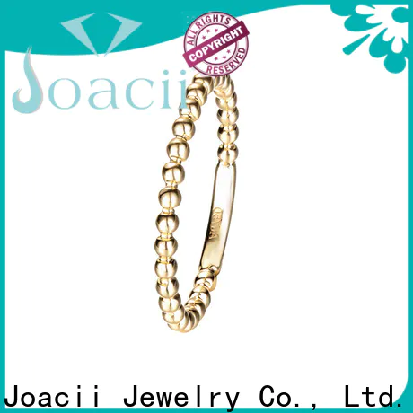 Joacii custom gold ring design for women promotion for girlfriend