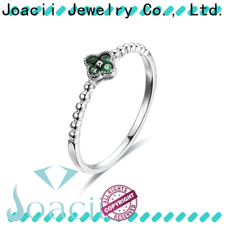 Joacii white gold wedding rings promotion for wife