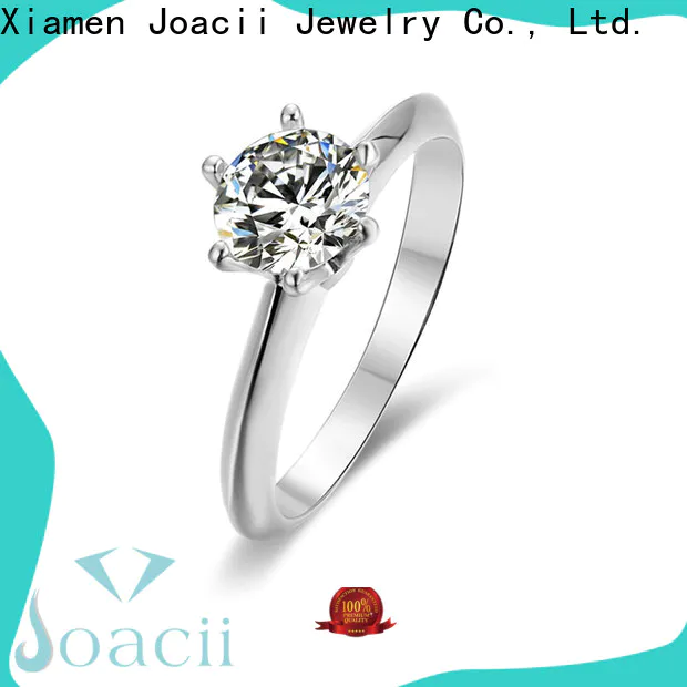 Joacii sterling silver wedding rings directly sale for proposal