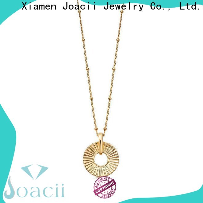 Joacii custom silver necklace with good price for girl
