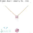 Joacii white gold diamond necklace design for female