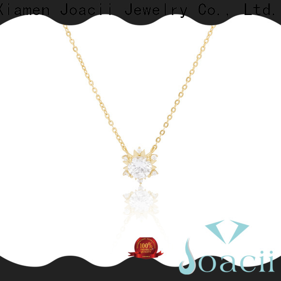 Joacii pretty wholesale silver necklaces with good price for women
