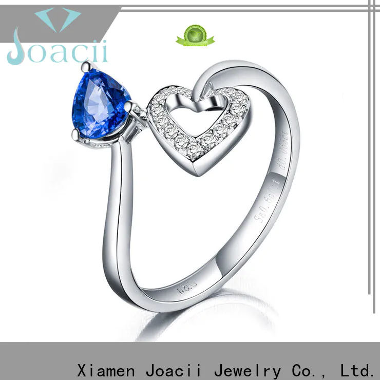 Joacii 3 stone engagement ring promotion for girl