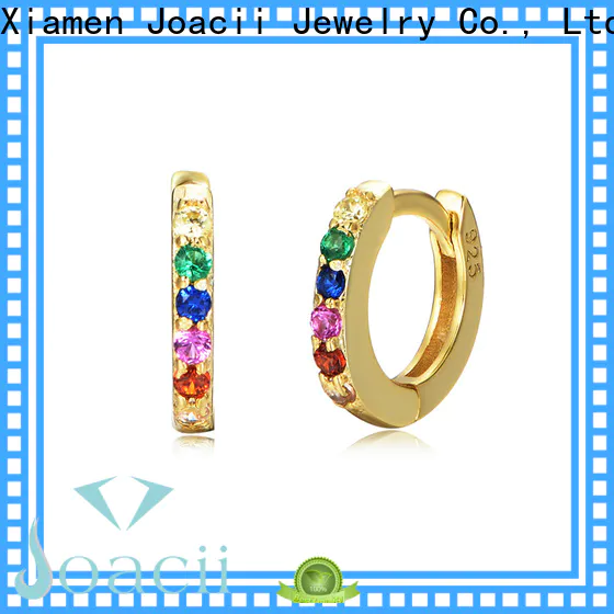 Joacii hoop diamond earrings on sale for gifts
