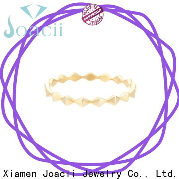 Joacii custom gold ring design for women promotion for wife