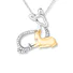 Deer Mother And Daughter Pendant Necklace