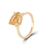 Citrine Solitaire Ring