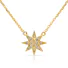 Eight-pointed Star Diamond Necklace