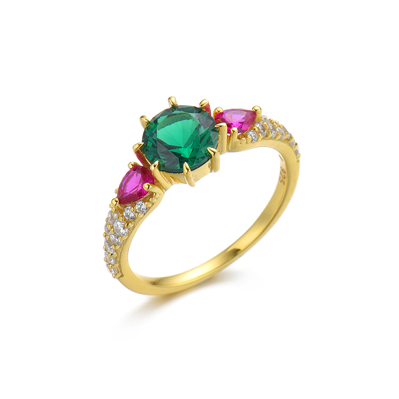 Emerald Ruby Ring