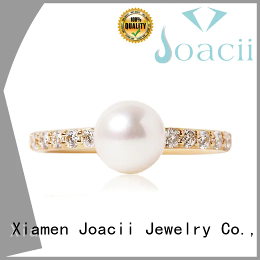 elegant pearl engagement rings supplier for wife