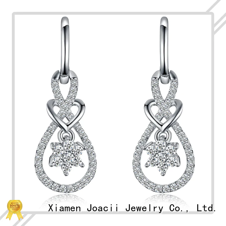 Joacii diamond drop earrings for wife
