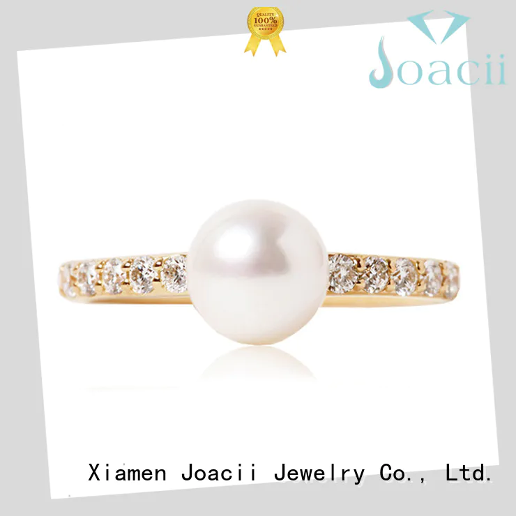 Joacii classic pearl ring gold on sale for wife
